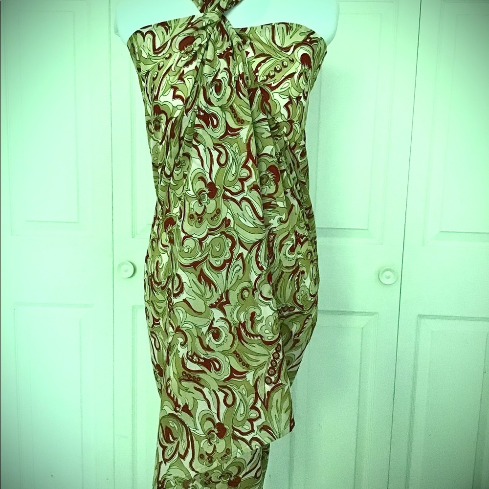 NWOT Handmade Sarong made from Vintage Sari Fabric